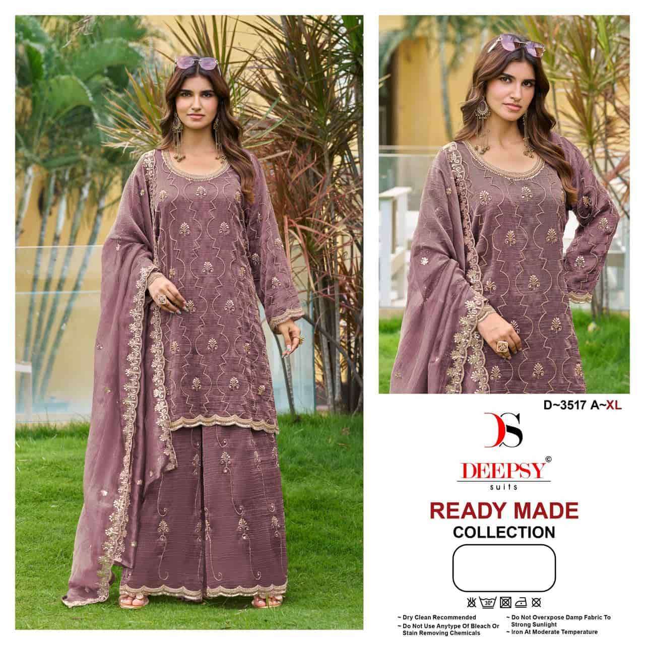 DEEPSY SUIT 3517 COLORS SALSA SILK EMBROIDERED READY TO WEAR SALWER KAMEEZ BEST RATE 