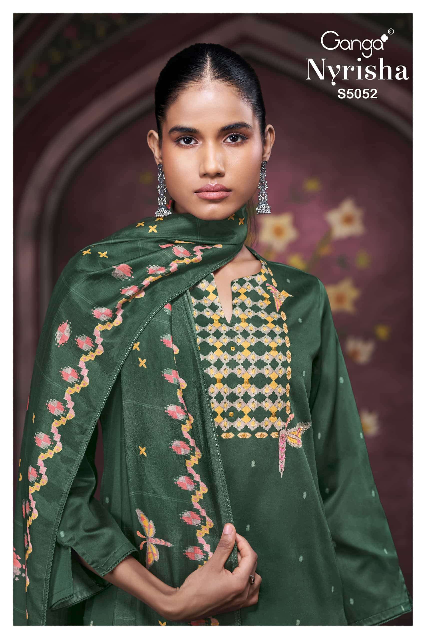 GANGA FASHION NYRISHA 5052 DESIGN COTTON SUIT WHOLESALER BEST RATE 2026