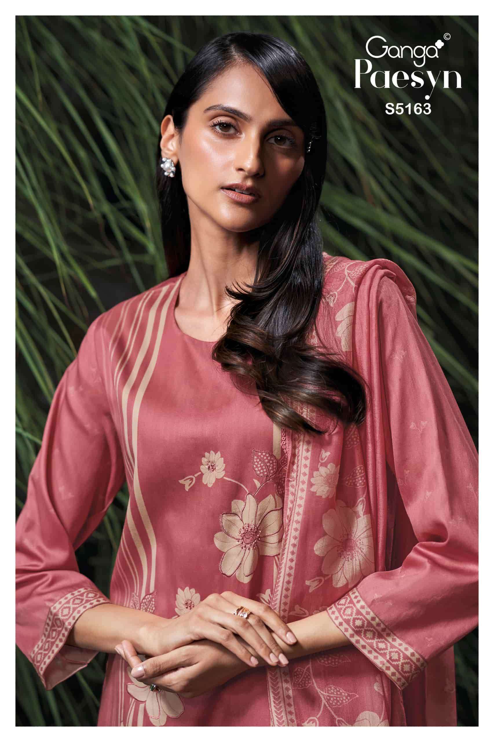 GANGA FASHION PAESYN 5163 COTTON SATIN DRESS WHOLESALER BEST RATE 2026
