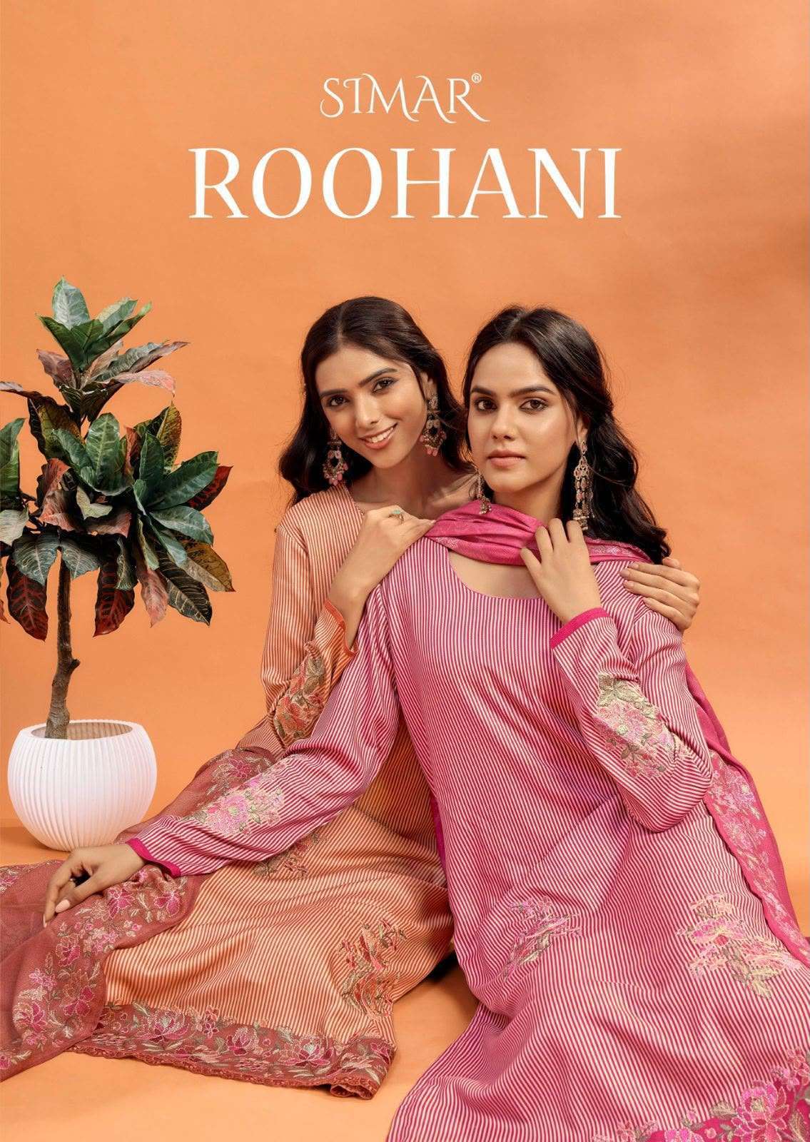 GLOOSY ROOHANI EXCLUSIVE MEBROIDERY MUSLIN SALWER KAMEEZ BEST RATE DEALER 2026