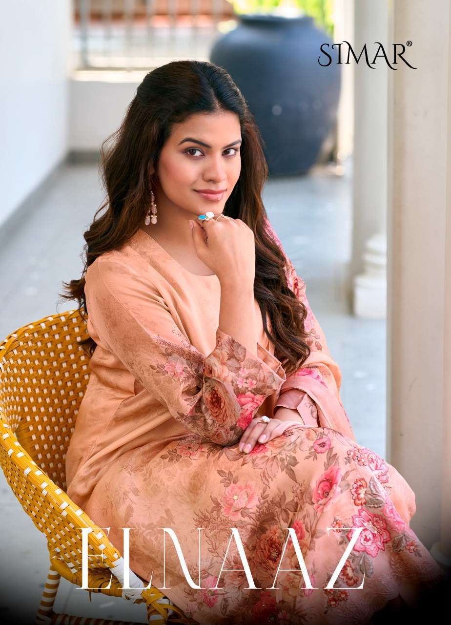 GLOSSY ELNAAZ VISCOSE TWILL ORGANZA PRINT EMBROIDERY SALWER KAMEEZ BEST RATE 2026
