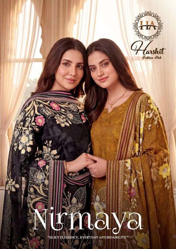 HARSHIT FASHION NIRMAYA RAYON WITH FANCY WORK SALWER KAMEEZ BEST RATE 2026