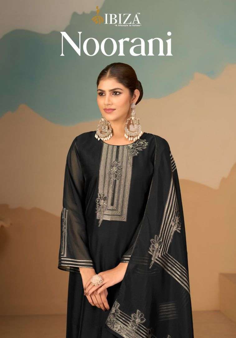 IBIZA LIFESTYLE NOORANI BANGLORY SILK HANDWORK SALWER KAMEEZ BEST RATE DEALER 2026
