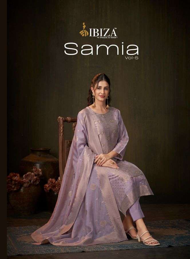 IBIZA LIFESTYLE SAMIA VOL 5 BANGLORY SILK PARTYWEAR DRESS DEALER 