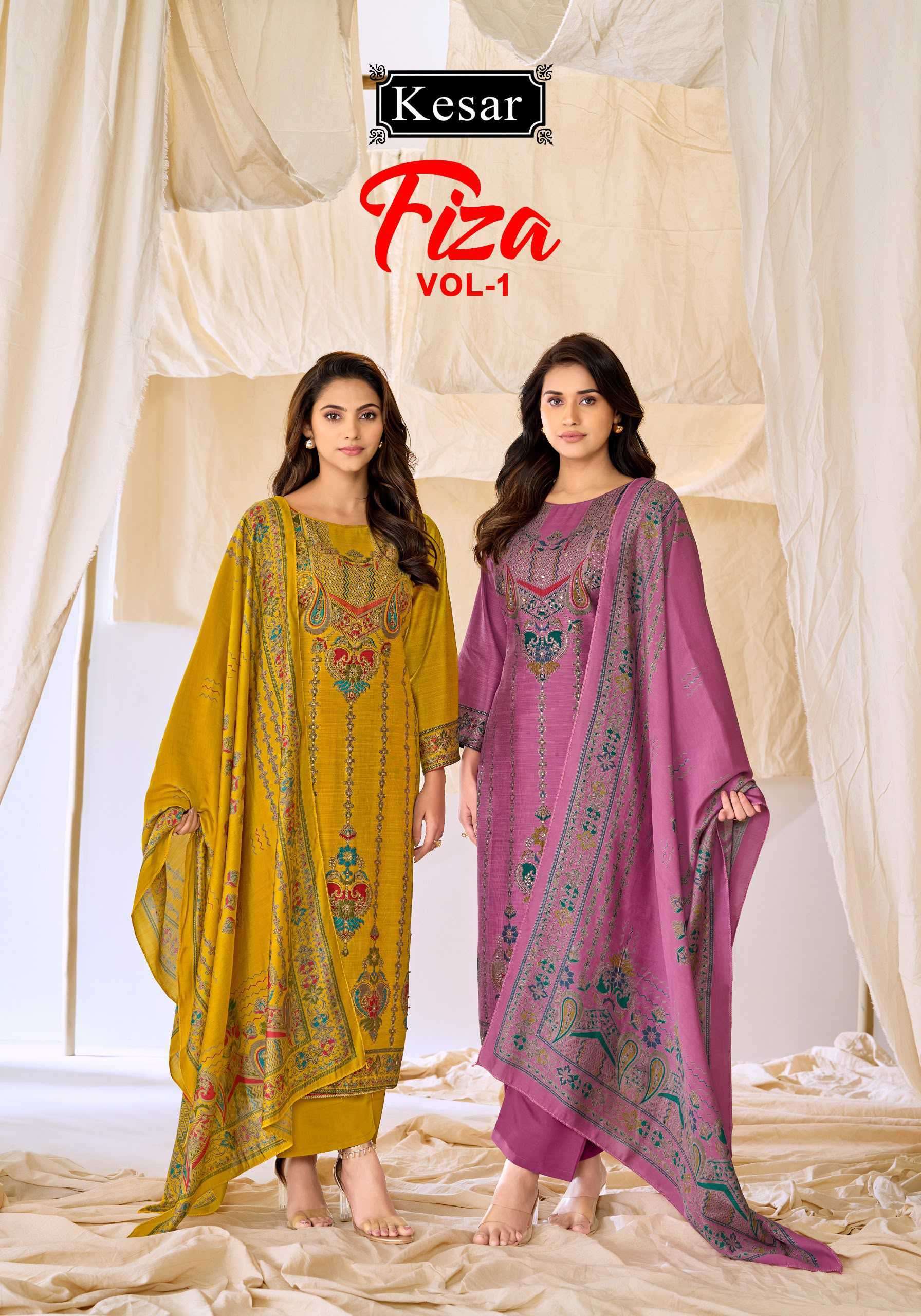 KESAR FIZA VOL 1 FANCY HANDWORK GADWAL SILK DESIGNER SALWER KAMEEZ BEST RATE 2026