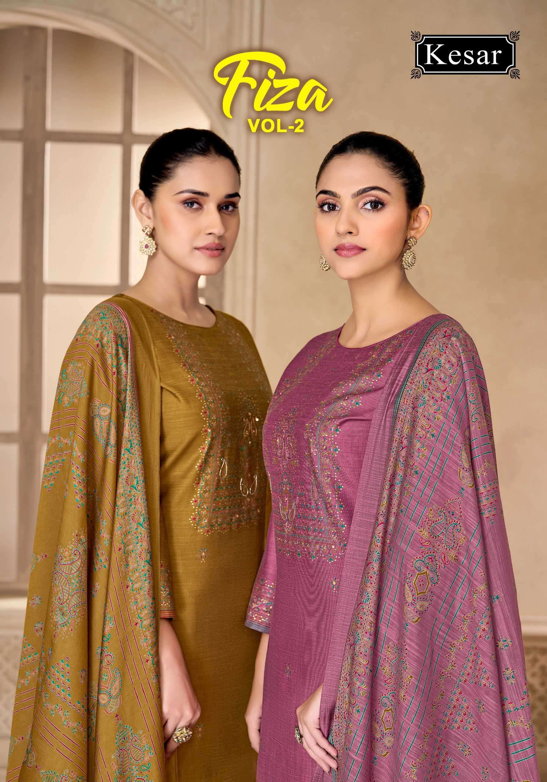 KESAR FIZA VOL 2 FANCY HANDWORK GADWAL SILK DESIGNER SALWER KAMEEZ BEST RATE 2026