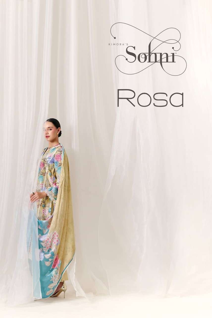 KIMORA SOHNI ROSE PURE MUSLIN LADIES SUIT WHOLESALER BEST RATE 