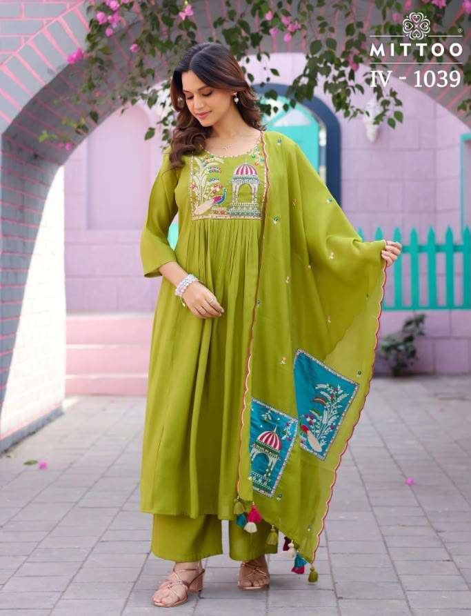 MITTOO NX 1039 ,1075 1076 ,1078,1125 DESIGNER READYMADE 3 PCS SET MITTOO DESIGN WHOLESALER 