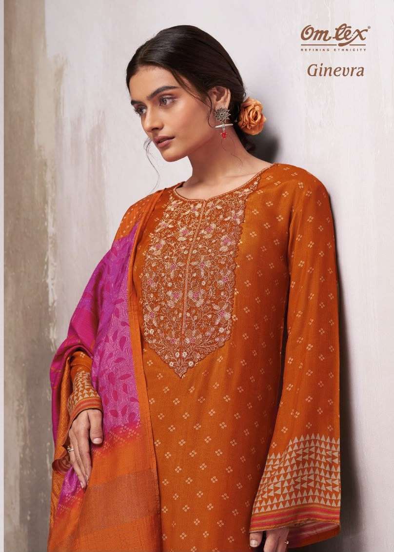 OMTEX GINEVRA EMBROIDERED MUSLIN SILK SUPPLIER 2026