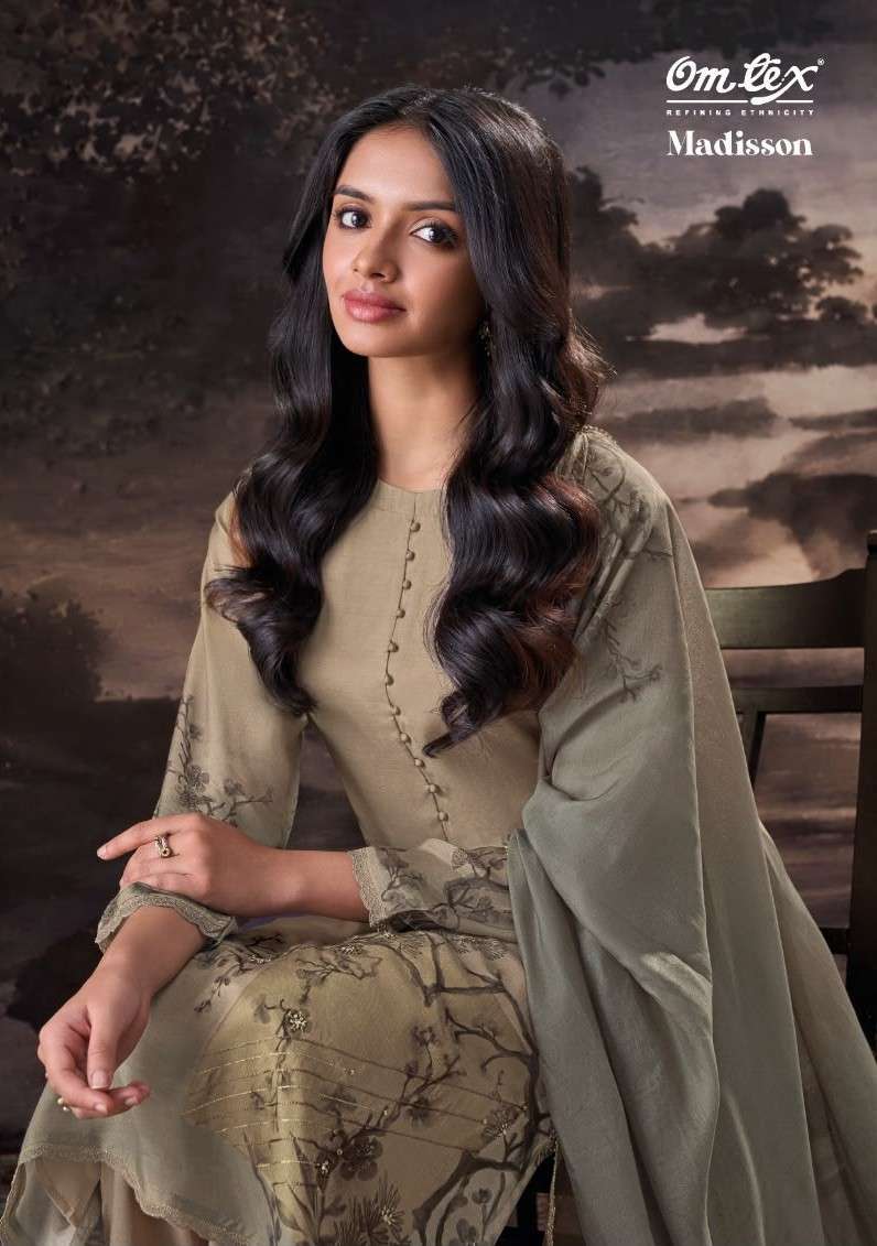 OMTEX MADISSON PREMIUM DESIGN MUSLIN SILK SUIT CATALOG WHOLESALER 