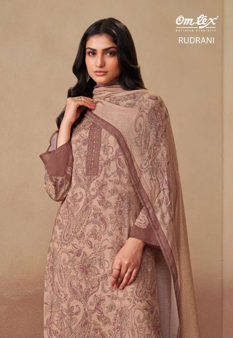 OMTEX RUDRANTI MUSLIN DIGITAL PRINT HANDWORK SALWER KAMEEZ BEST RATE DEALER 
