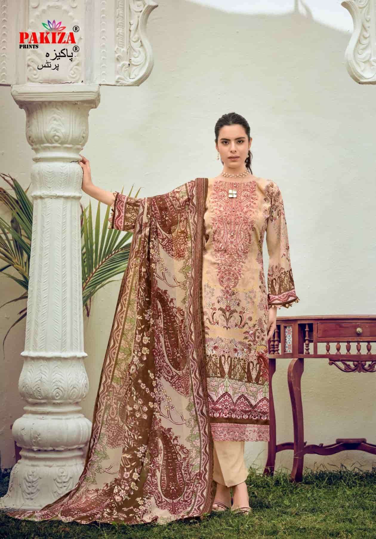 PAKIZA PRINT REHNUMA VOL 31 KASHMIRI WORK CREPE SUIT CATALOG SUPPLIER 