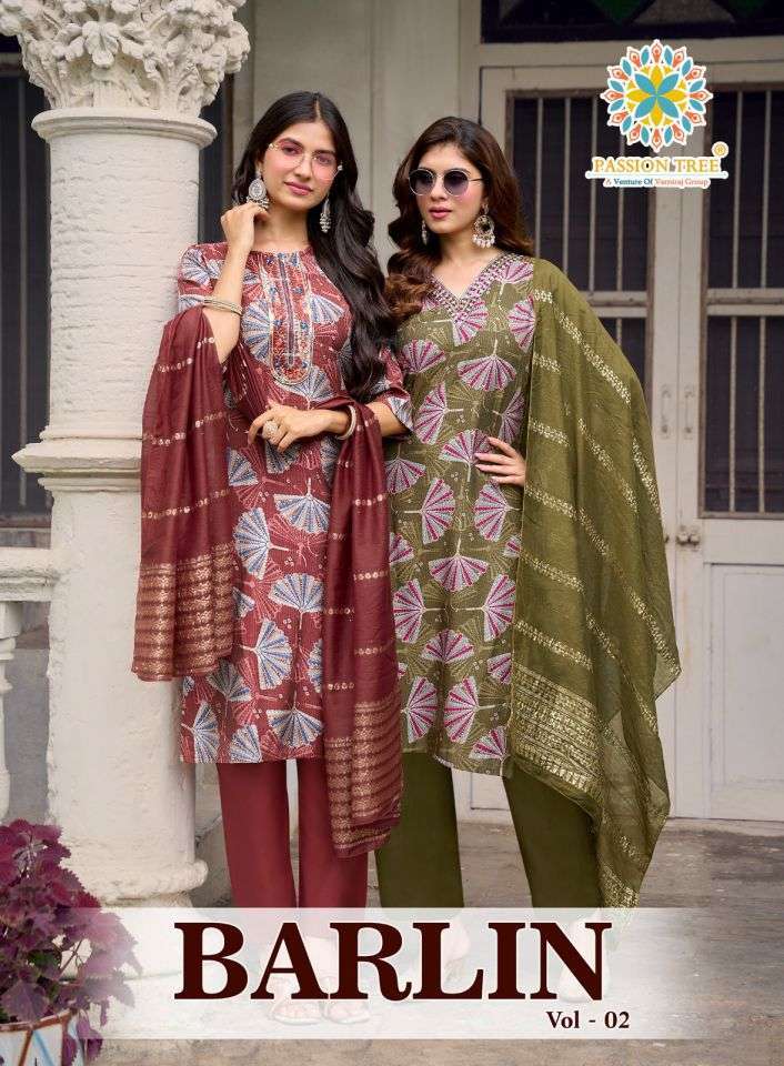 PASSION TREE BARLIN VOL 2 FANCY WORK DESIGNER READYMADE COLLECTION BEST RATE 2026