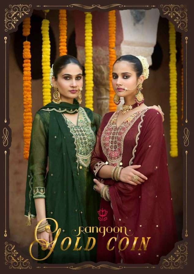 RANGOON GOLD COIN DESIGNER SILK 3 PIECE SUIT WHOLESALER BEST RATE DEALER 2026
