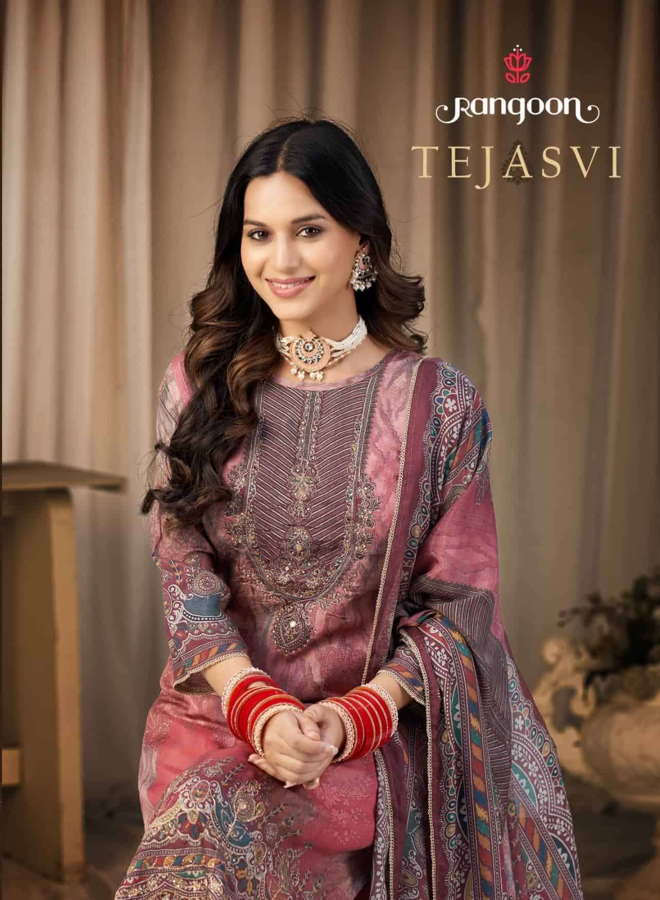 RANGOON TEJASVI MUSLIN PRINTED READYMADE 3 PCS SET WHOLESALER 2026