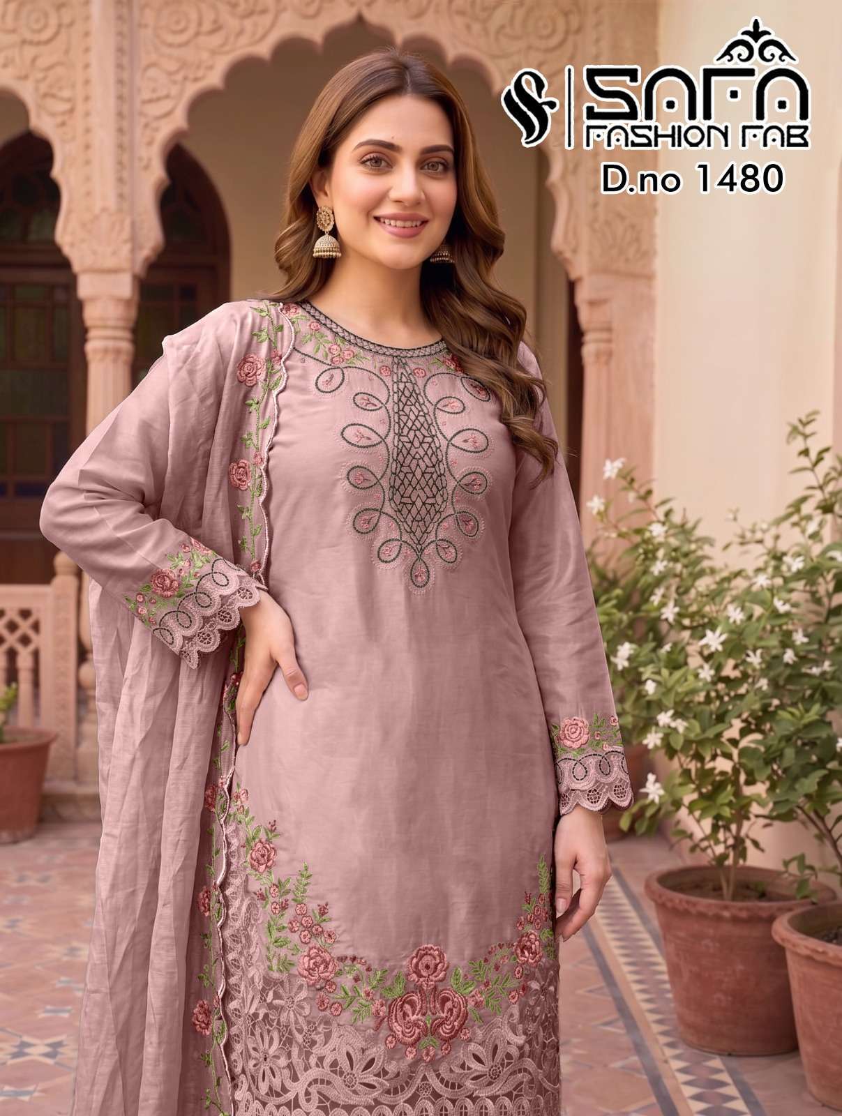 SAFA FASHION FAB 1480 COLORS COTTON WITH EMBROIDERY PAKISTANI SUIT WHOLESALER 2026