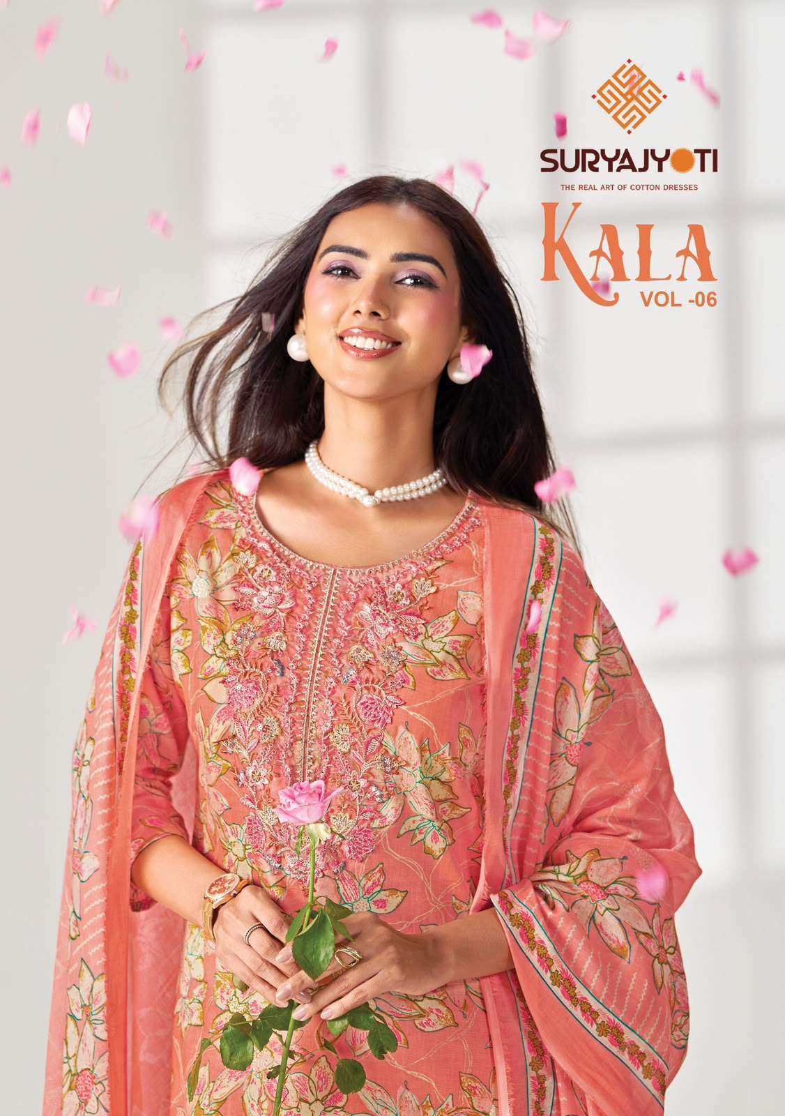 SURYAJYOTI KALA VOL 6 COTTON PRINTED READYMADE SUIT WHOLESALER