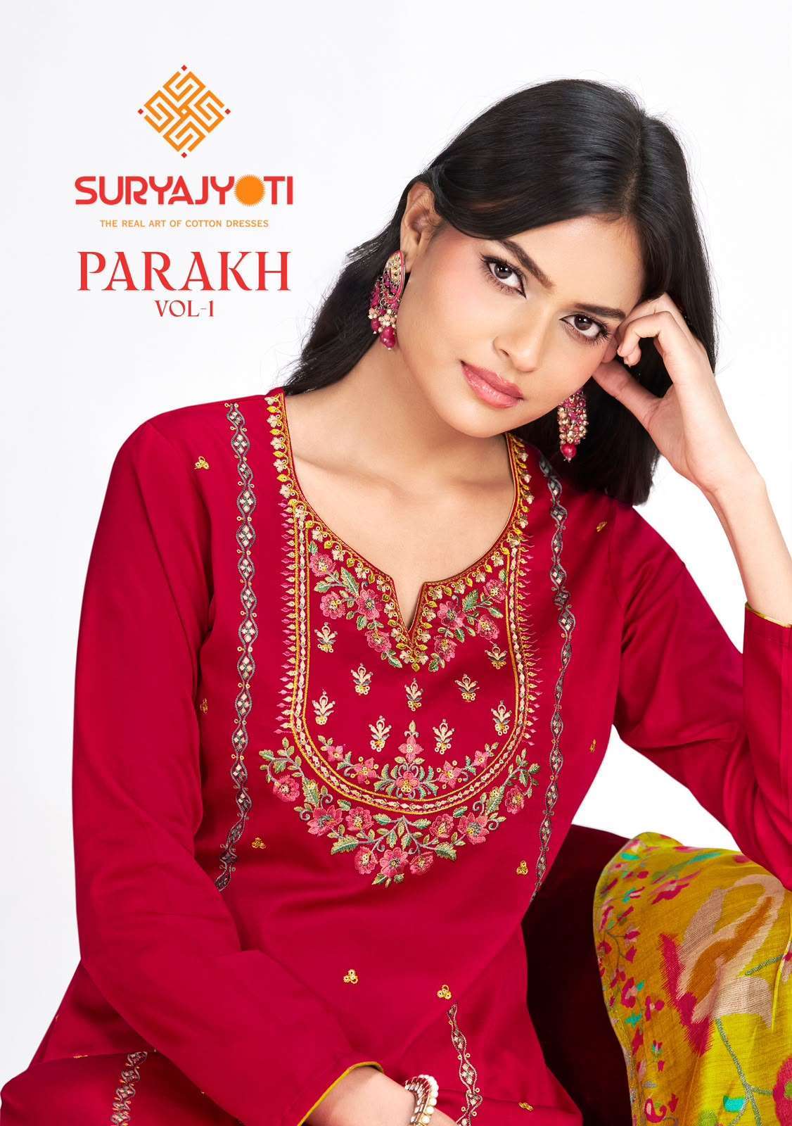 SURYAJYOTI PARAKH VOL 1 FANCY JAM SATIN SALWER KAMEEZ BEST RATE DEALER 2026