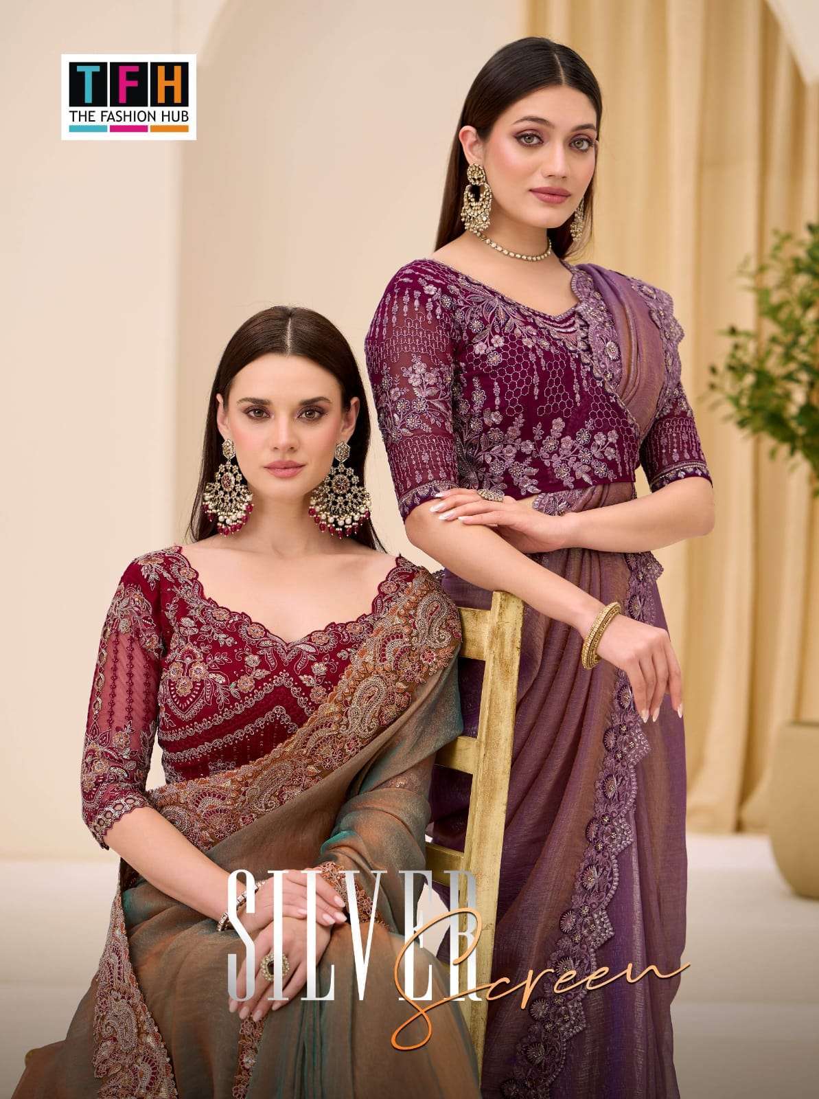 TFH SILVER SCREEN VOL 23 PARTY WEAR SAREE CATALOG WHOLESALER BEST RATE 2026