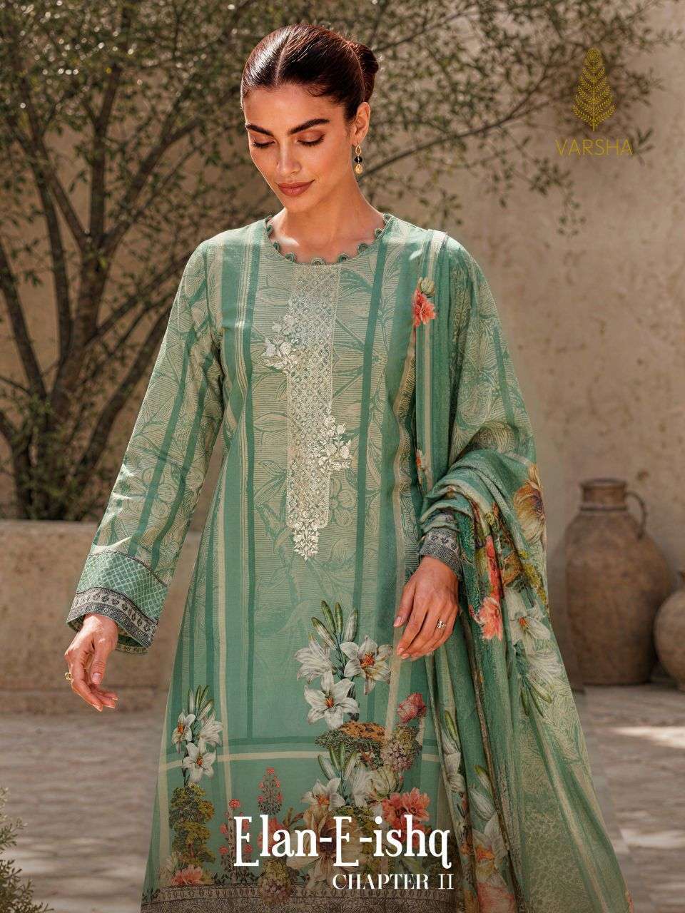 VARSHA FASHION ELAN E ISHQ CHAPTER 2 VISCOSE MUSLIN DIGITAL PRINTED SALWER KAMEEZ BEST RATE 
