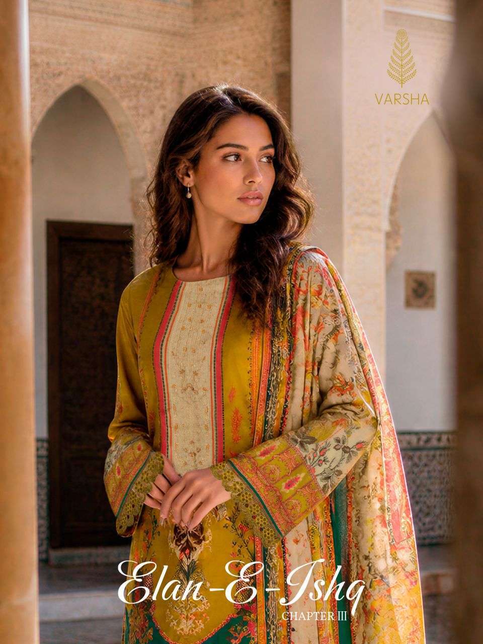 VARSHA FASHION ELAN E ISHQ CHAPTER 3 VISCOSE MUSLIN DIGITAL PRINTED SALWER KAMEEZ BEST RATE 
