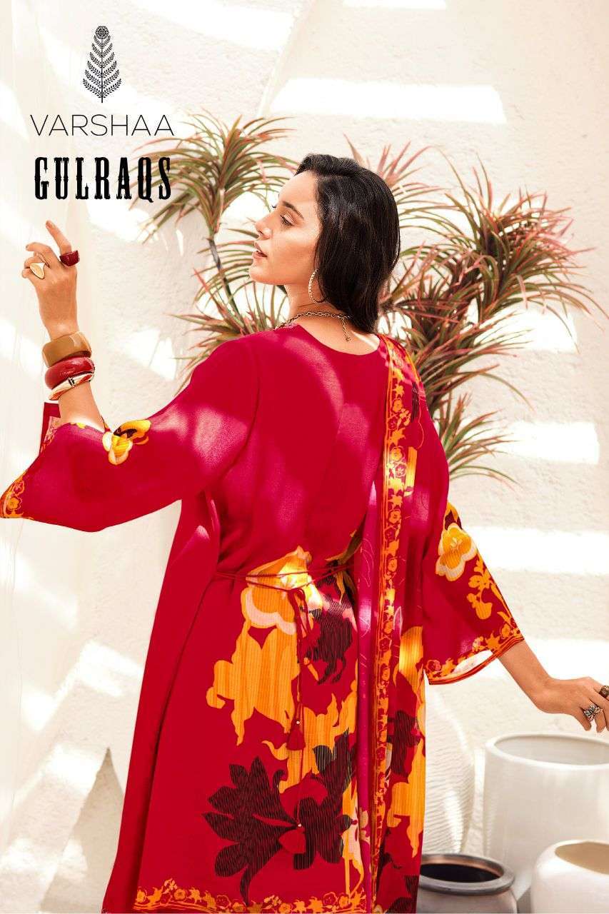 VARSHA FASHION GULRAQS ORGANZA PRINT HANDWORK SALWER KAMEEZ BEST RATE WHOLESALER 