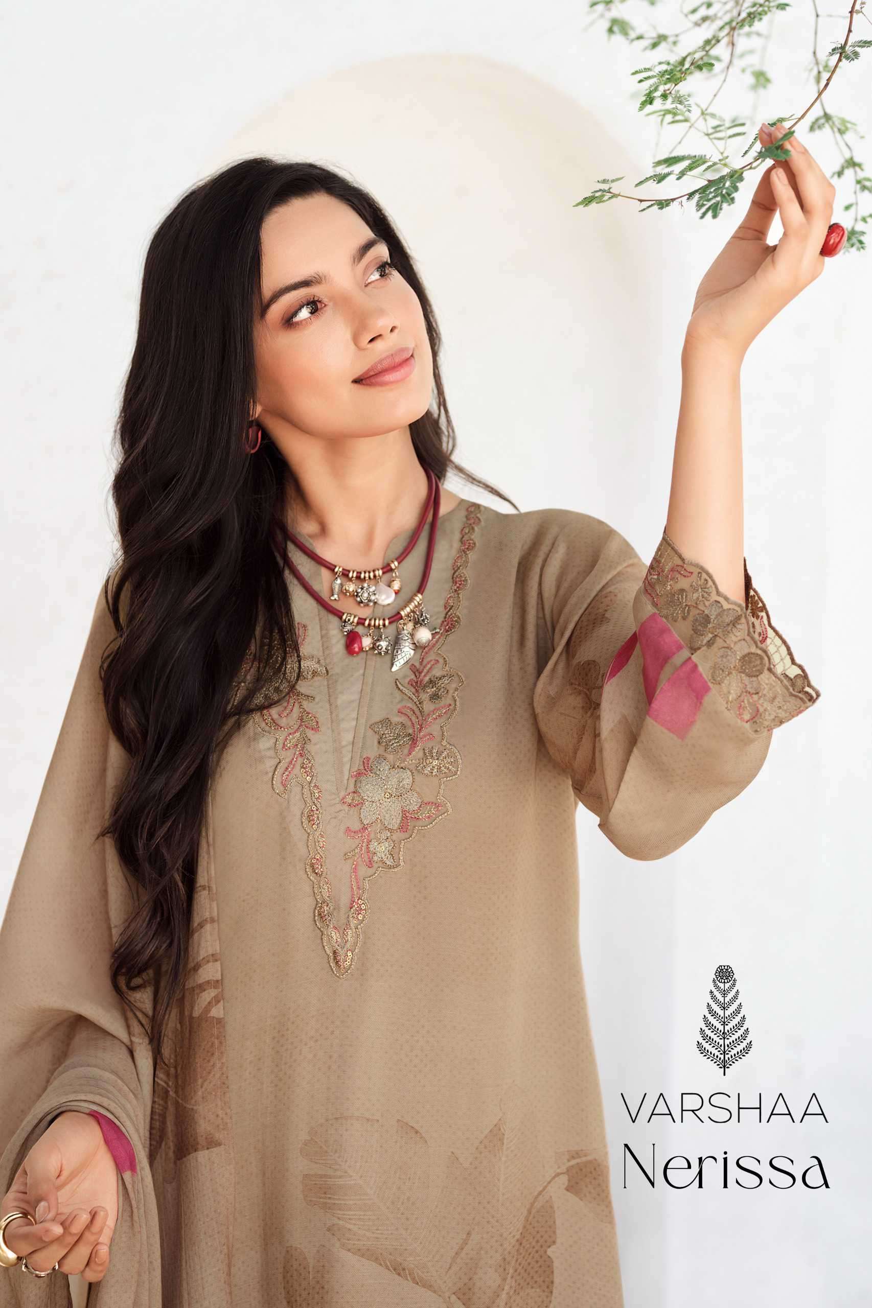 VARSHA FASHION NERISSA ORGANZA DIGITAL PRINT WORK SALWER KAMEEZ BEST RATE 2026