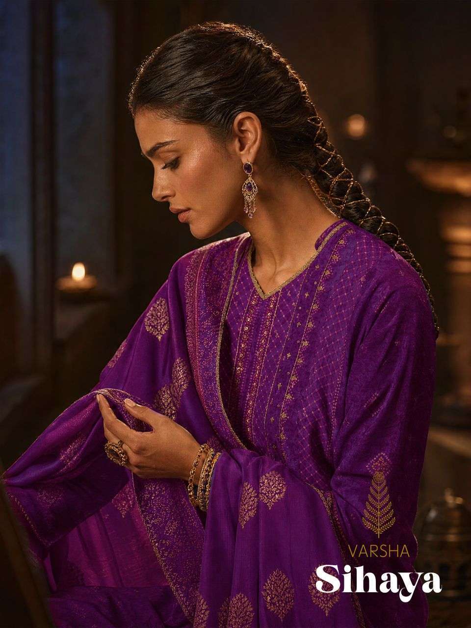 VARSHA FASHION SHIYA RUSSIAN SILK BANDHANI DIGITAL PRINTED SALWER KAMEEZ BEST RATE DEALER 