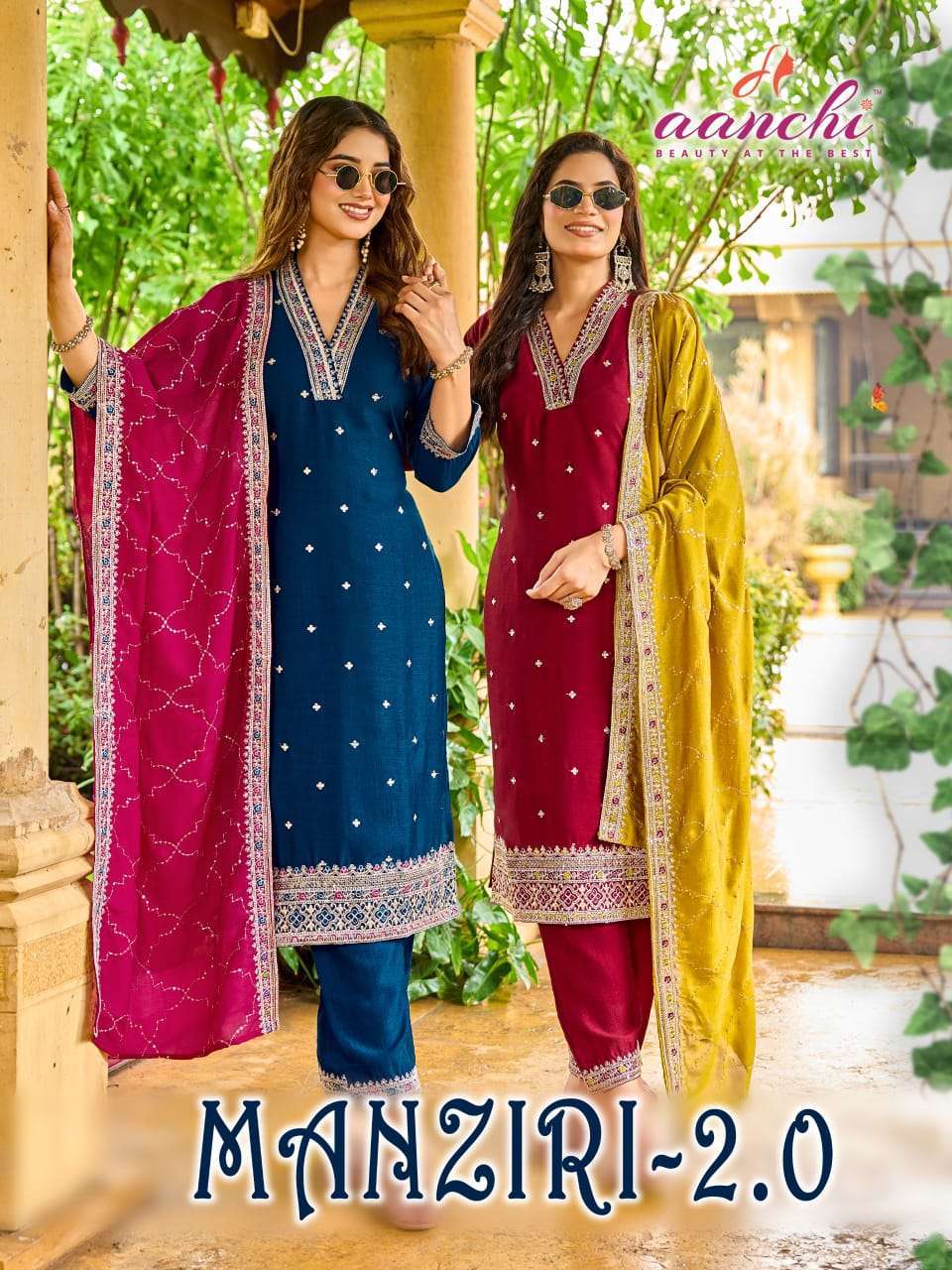 Aanchi Manziri 2.0 3 Piece Pair Readymade Suit Wholesale Catalogue