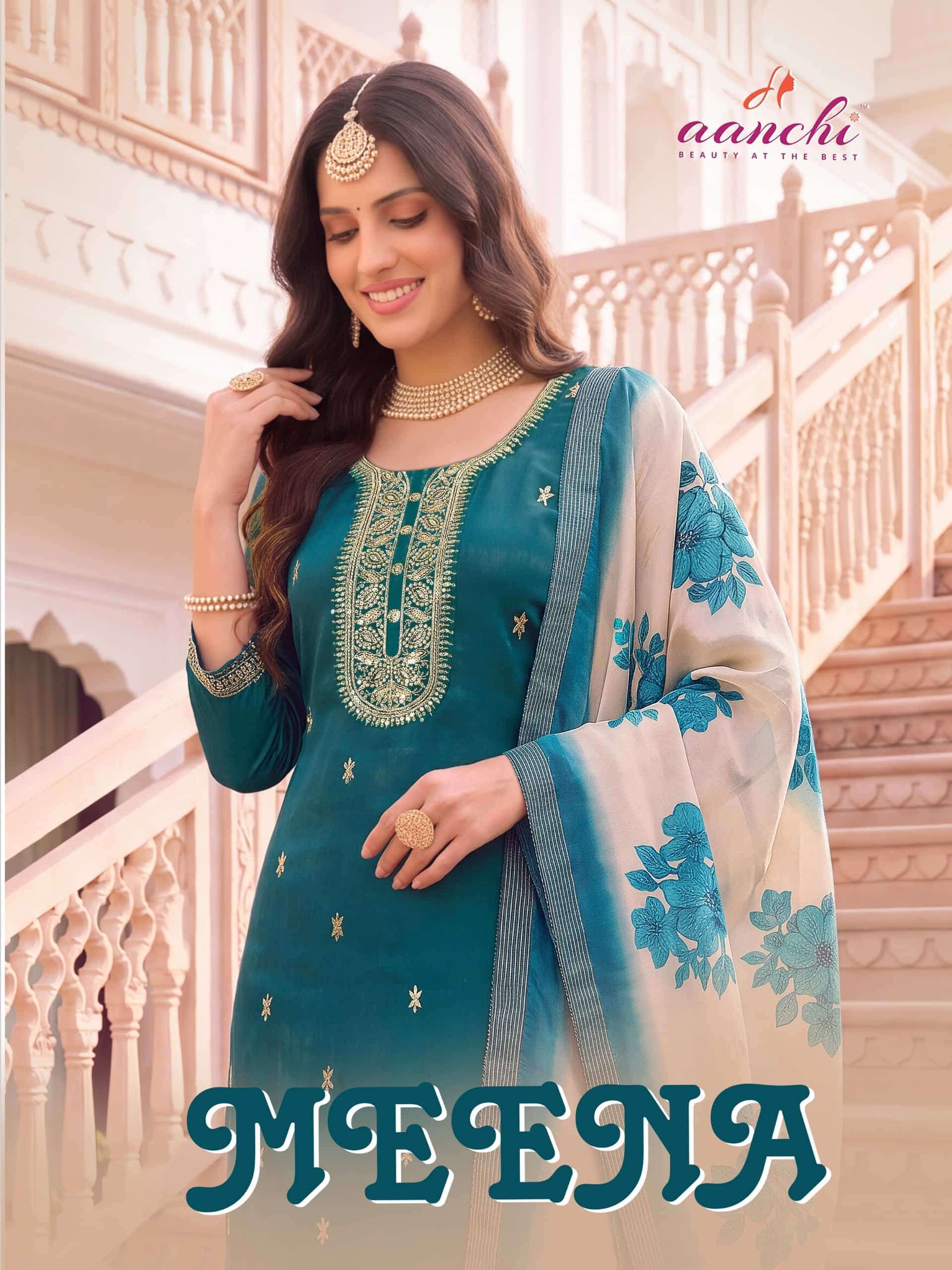 Aanchi Meena Readymade Fancy 3 Pcs Sets Wholesaler