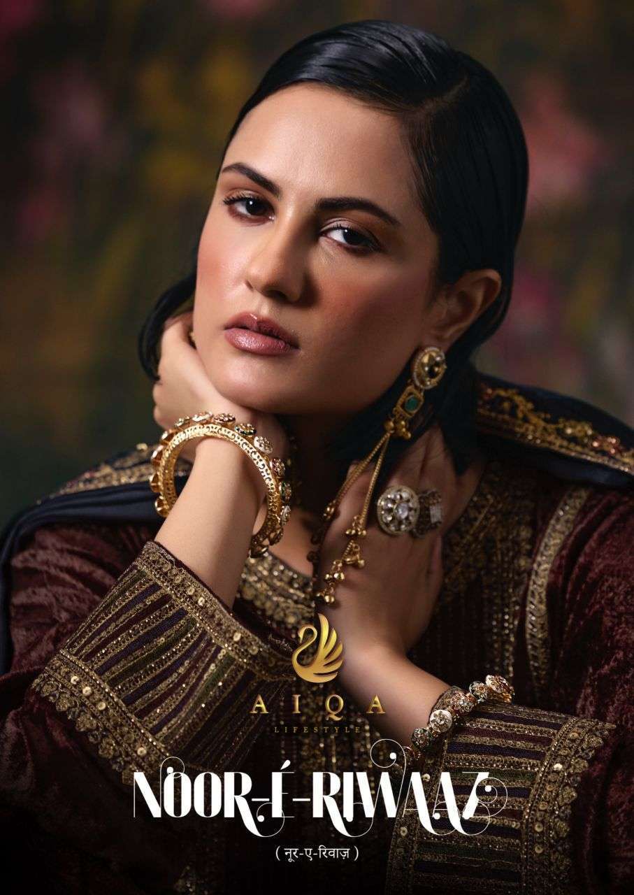 Aiqa Noor E Riwaaz Pure Viscose Velvet Salwar Suit Wholesale Catalogue