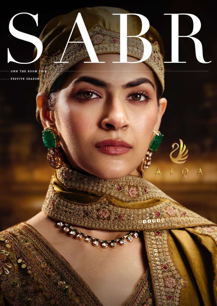 Aiqa Sabr Winter Wear Velvet Designer Salwar Kameez Catalogue Wholesale Collection