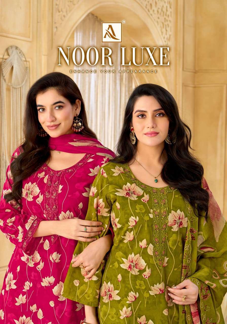 Alok Suit Noor Cambric Cotton Dress Material Wholesale