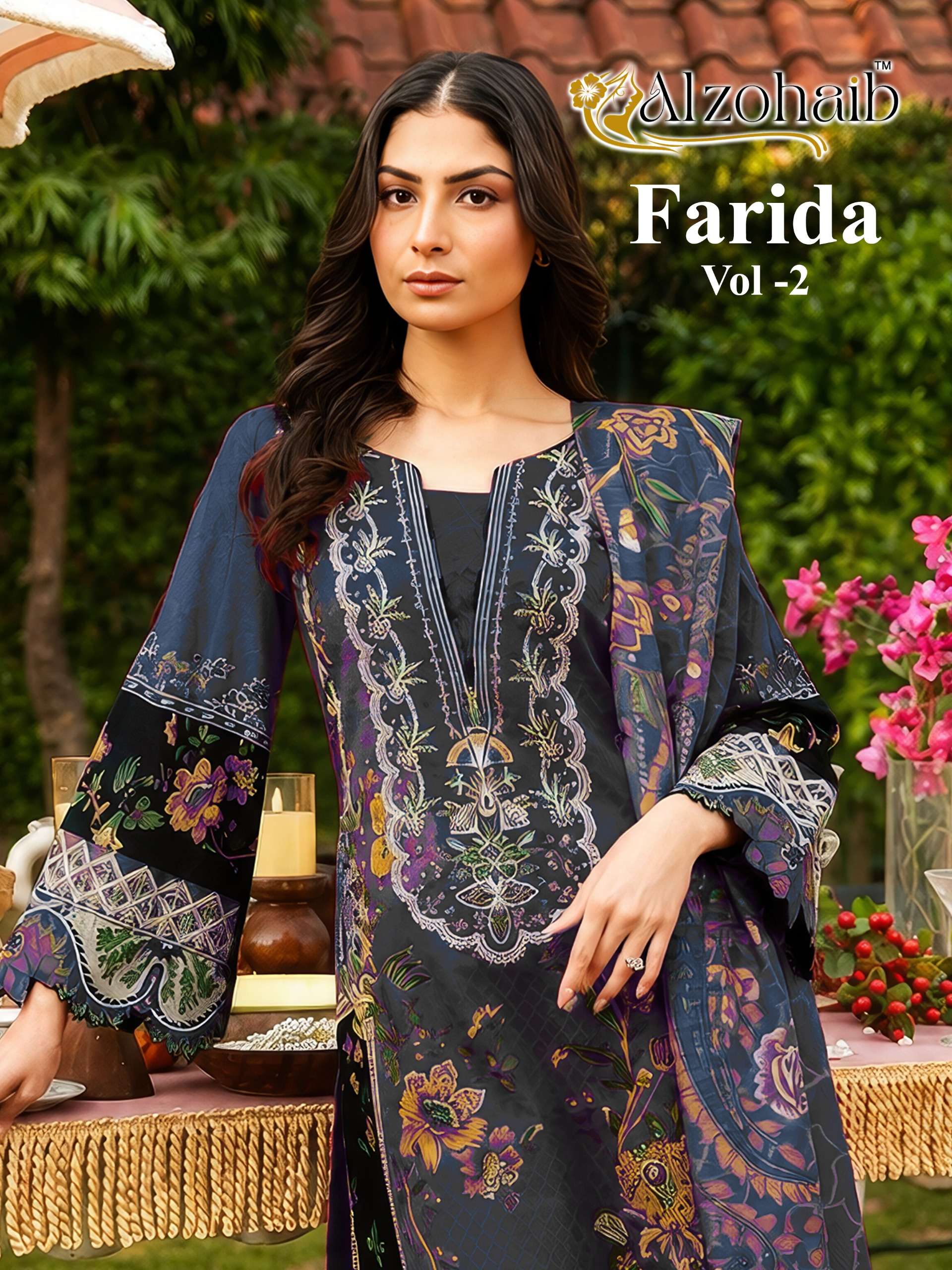 Alzohaib Farida Vol 2 Pure Cotton Pakistani Concept Wholesale | Maajisa Fashion