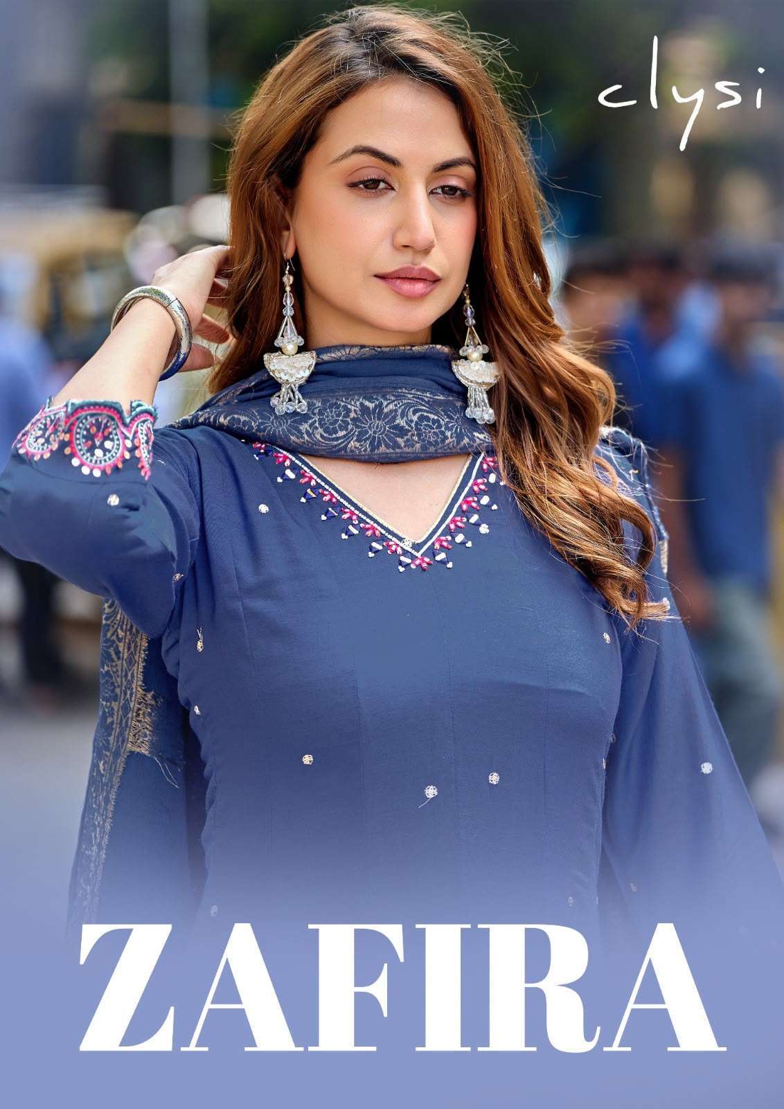 Clysi Zafira Readymade Fancy 3 Piece Pair Wholesale Catalogue