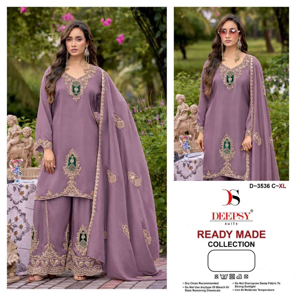 Deepsy D 3536 Premium Designer Pakistani Suit Collection Wholesale