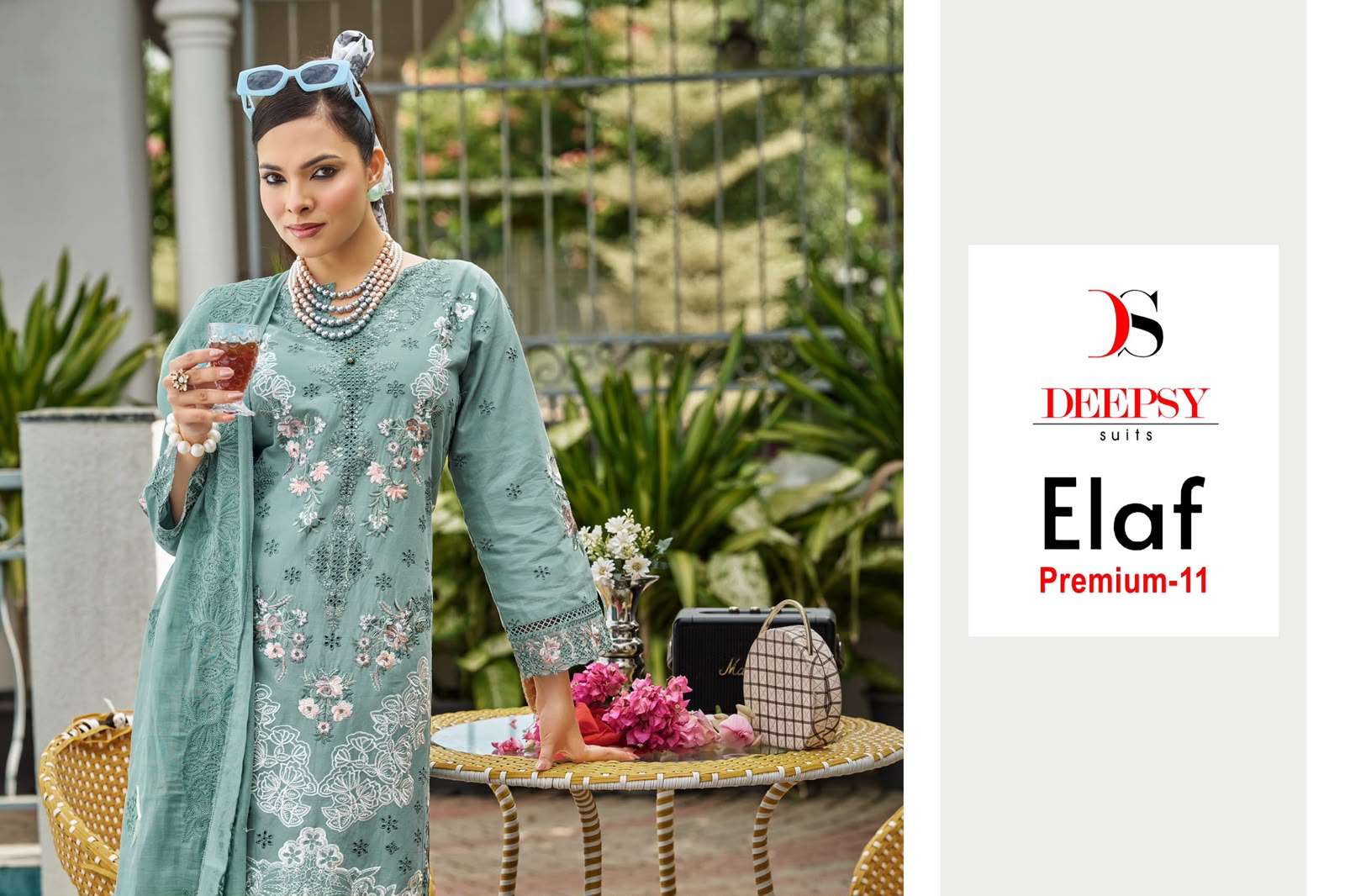 Deepsy Elaf Premium Vol-11 Cotton Embroidered Pakistani Concept Collection