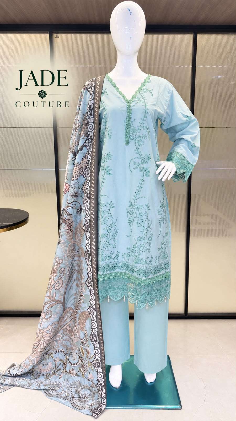 Deepsy Suit Jade Couture Cotton Embroidered Readymade Salwar Kameez Catalogue Wholesale Collection