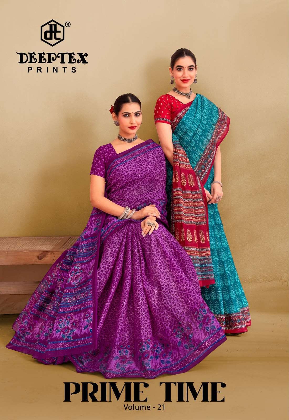 Deeptex Prime Time Vol 21 - Cotton Printed Saree Collection