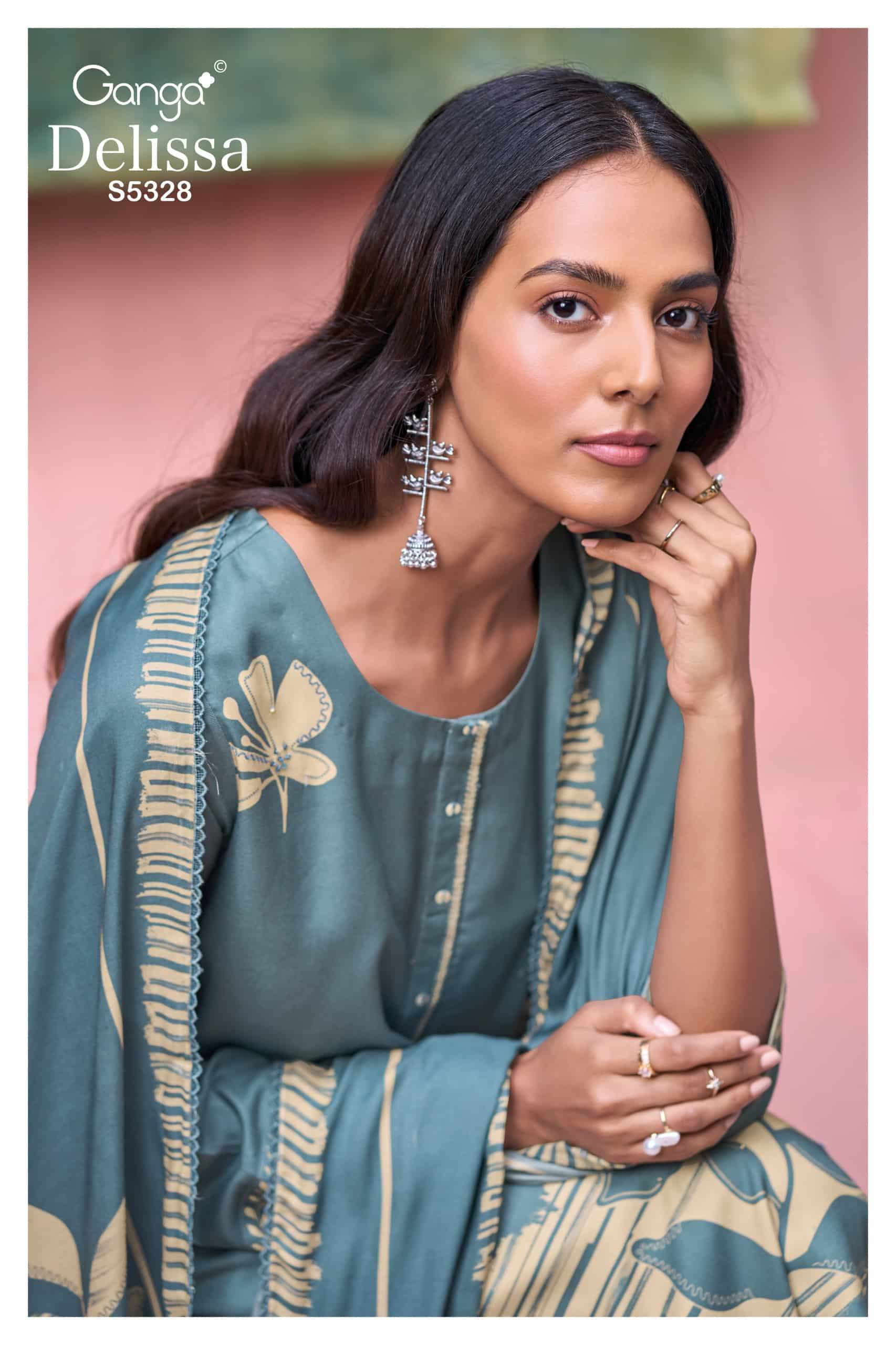 Ganga Fashion Delissa 5328 Winter Collection Wholesale Catalogue