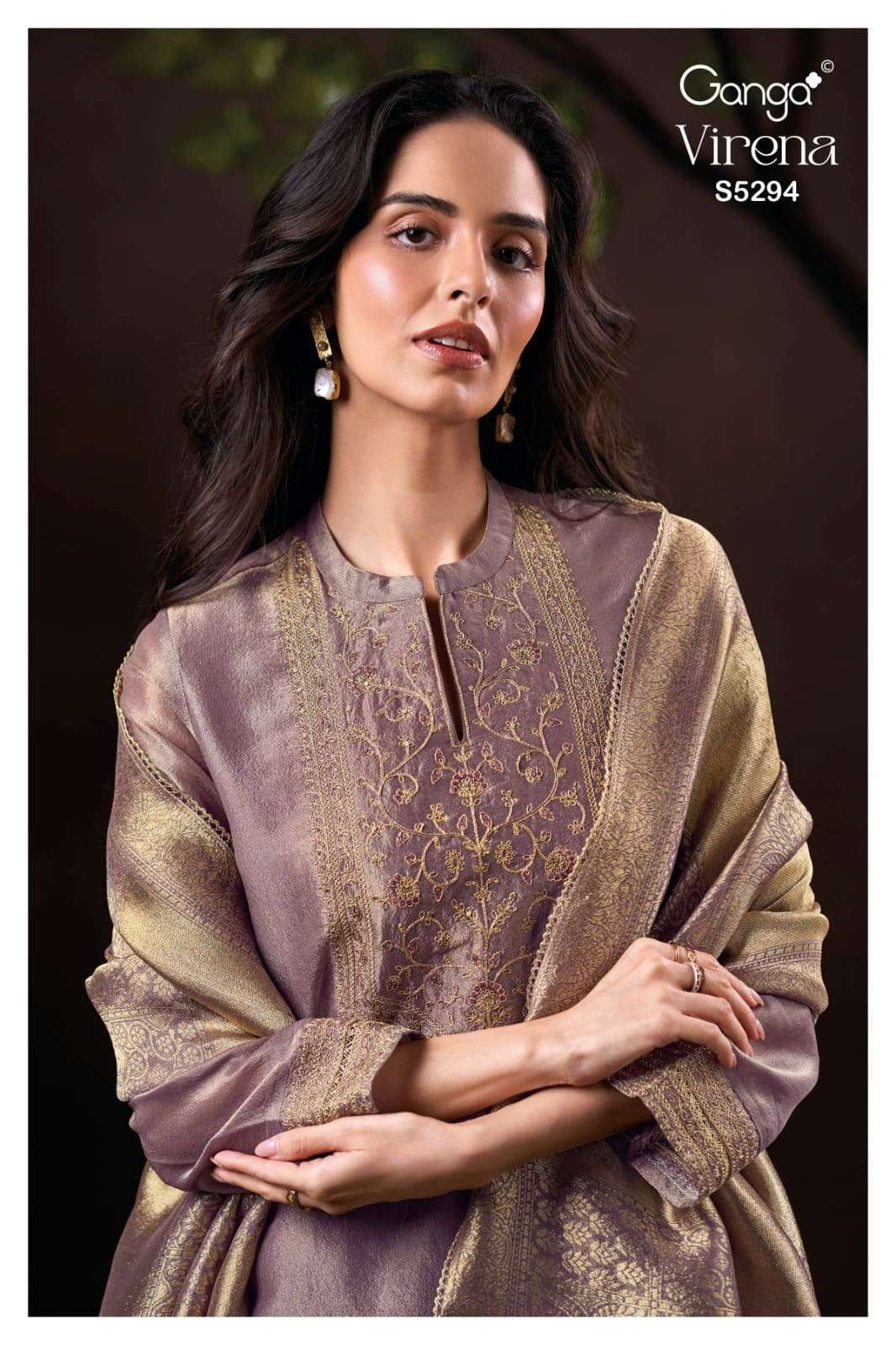 Ganga Fashion Virena 5294 Jacquard Silk Collection