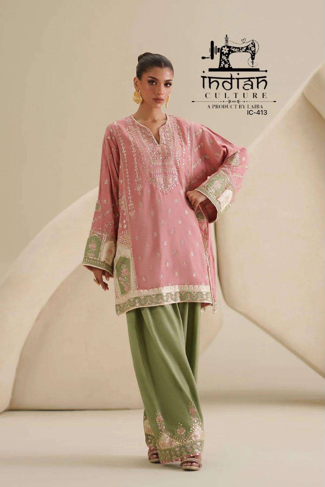 Indian Culture 413 Rayon Satin Readymade Collection