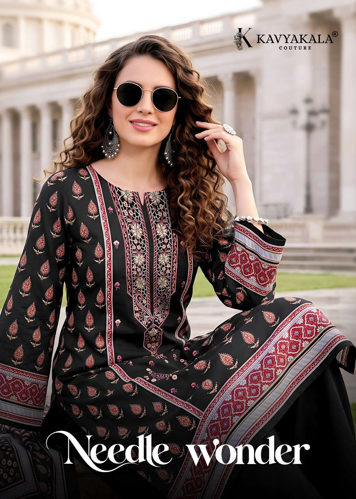 Kavyakala Needle Wonder - Soft Cotton Suit Collection