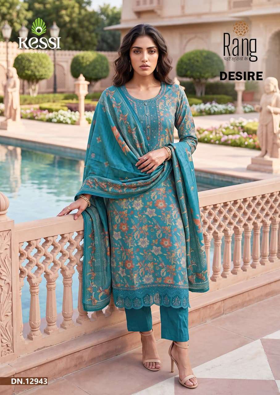 Kessi Rang Desir Muslin Suits Wholesale - 4 Pcs Set