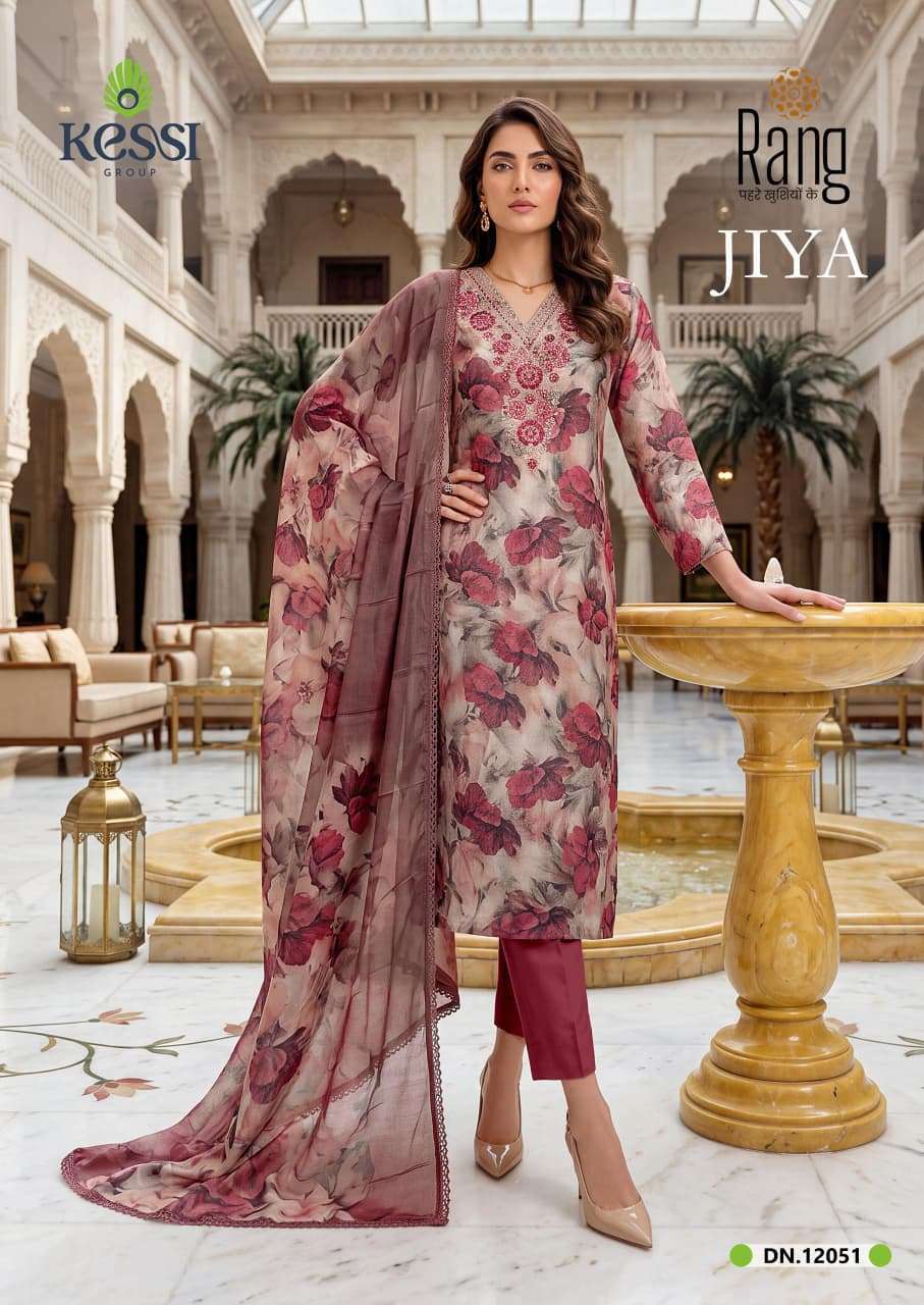 Kessi Rang Jiya Muslin Suits Wholesale - 4 Pcs Set