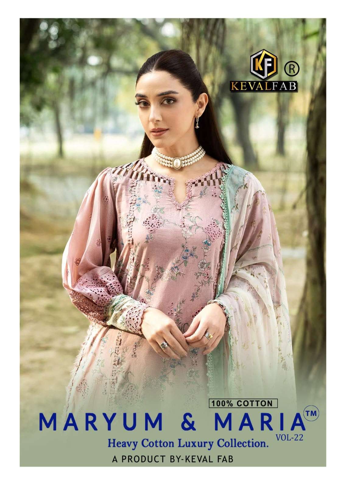 Keval Fab Maryum & Maria Vol 22 Heavy Cotton Print Dress Material
