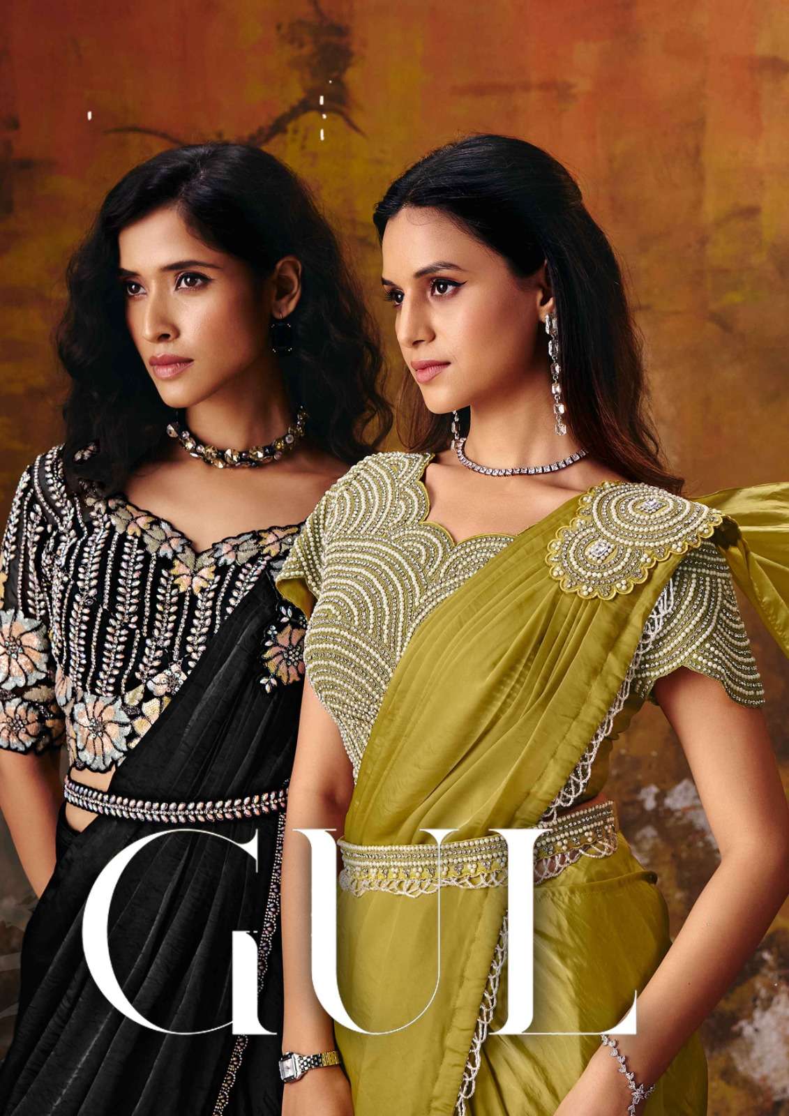 Mahotsav Gul 27104 To 27122 Ready To Wear One Minute Designer Party Wear Readymade Saree With Stitched Blouse Catalogue Wholesale Collection