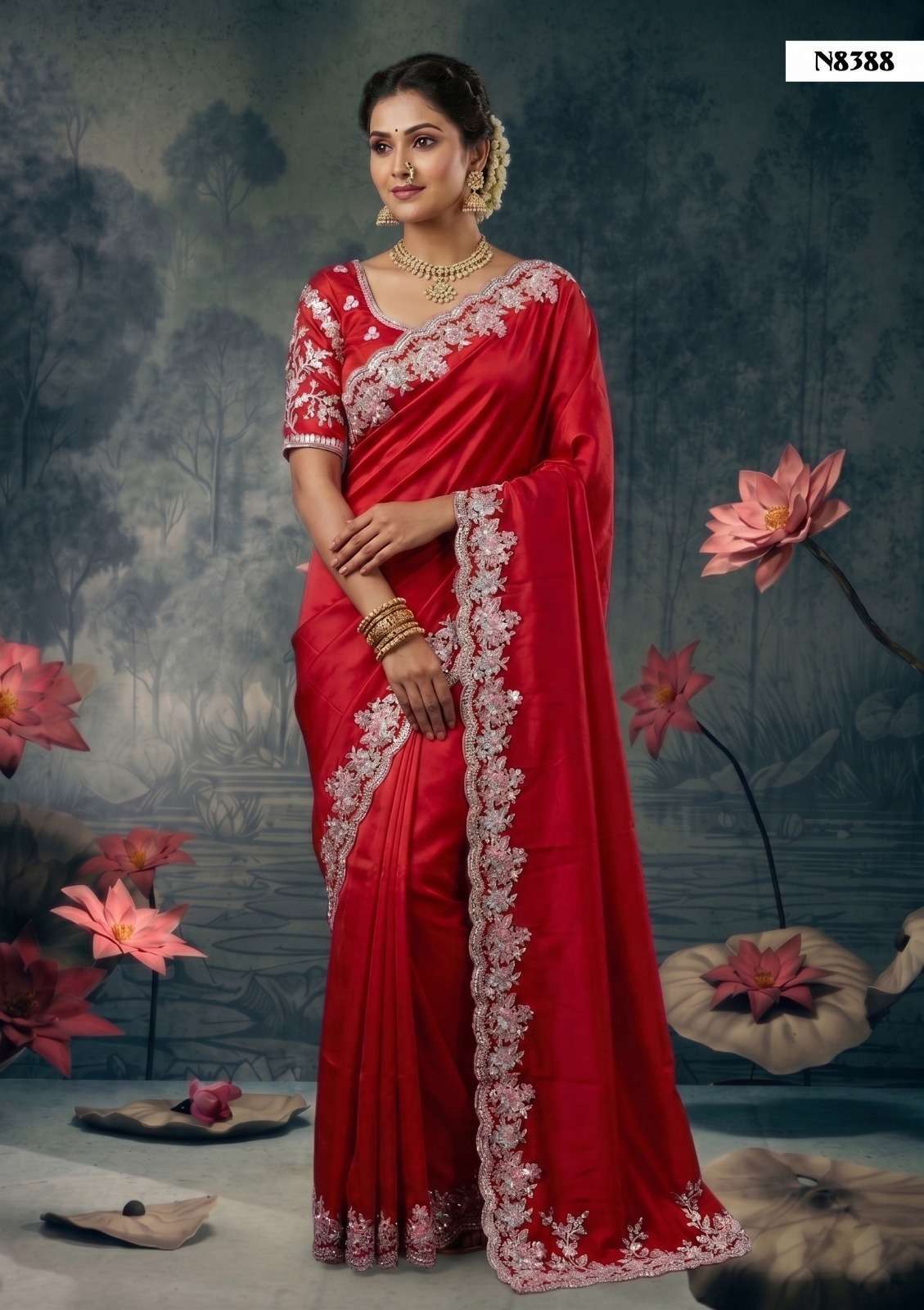Mahotsav Nimaya Avantika Vol 1 Fancy Saree Wholesale @ Rs.3583 - 12 Pcs Set