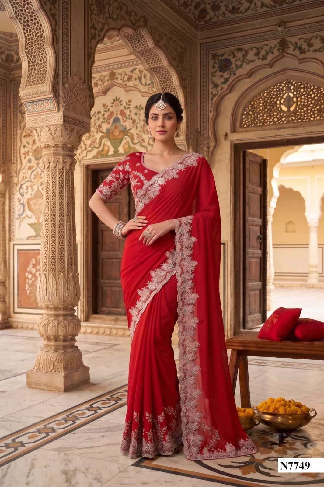 Mahotsav Nimaya Avantika Vol 2 Fancy Saree Wholesale @ Rs.3583 - 12 Pcs Set