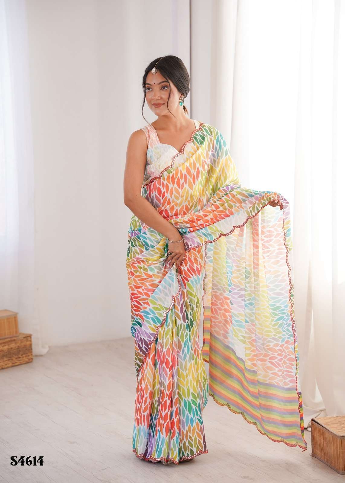 Mahotsav Vivaara 4603 To 4614 Chinon Designer Saree Collection Wholesale